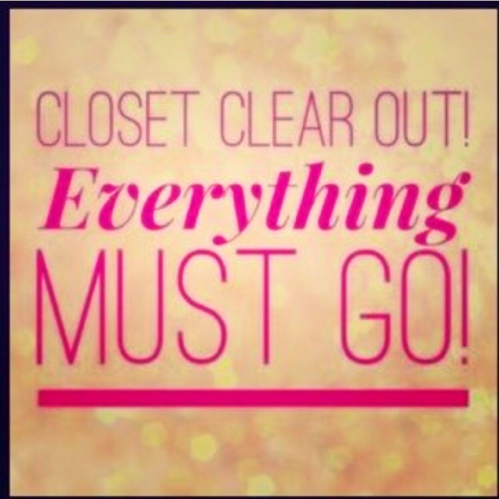 ****CLEANING CLOSETS****
